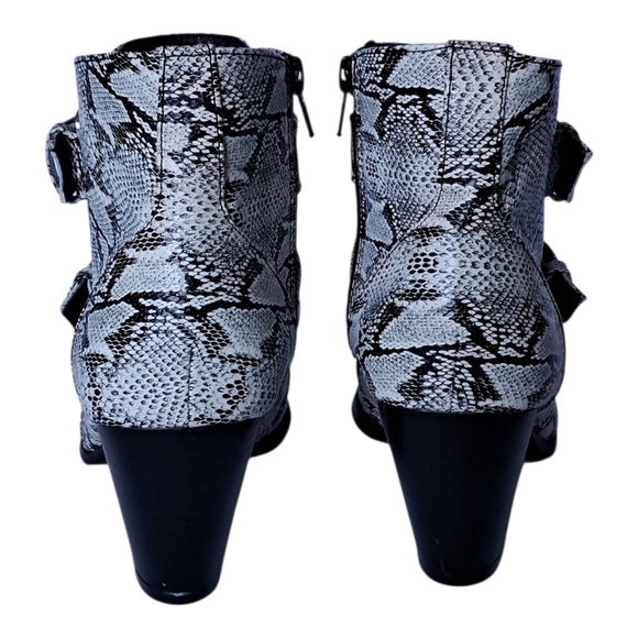 Coconuts by Matisse Snake Print Ankle Boots - Picture 3 of 6
